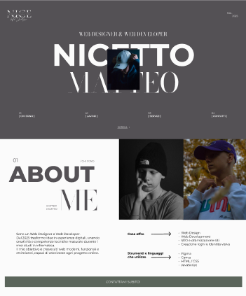 Anteprima portfolio personale